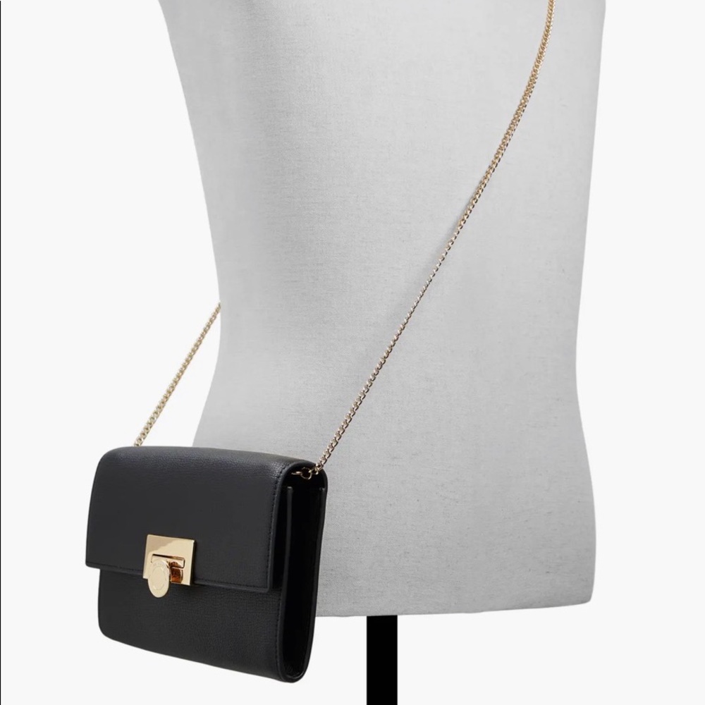 Ted Baker. Cross body bag with gold chain. New with tags.